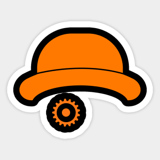 Bowler Hat Eye Sticker